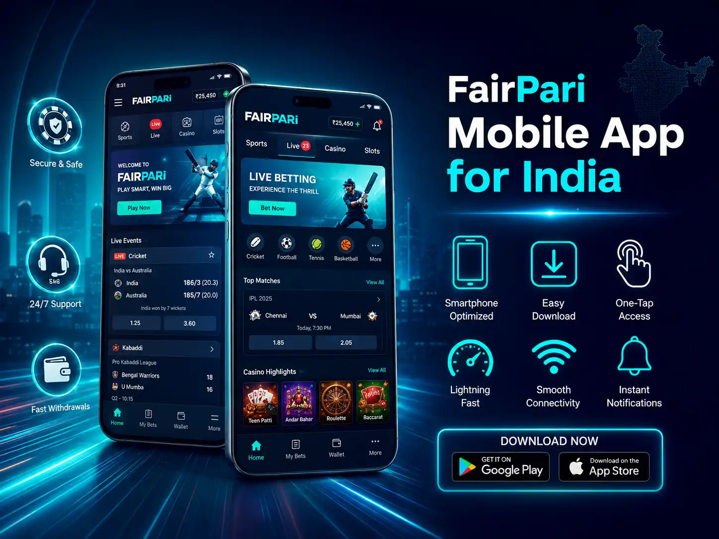 FairPari Mobile App for India: Android APK and iOS Installation